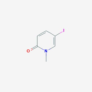 Chemical structure of 5-Iodo-1-methylpyridin-2(1H)-one