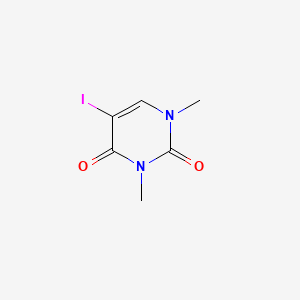 Chemical structure of 5-Iodo-1,3-dimethyluracil