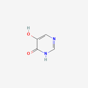 Chemical structure of 5-Hydroxypyrimidin-4(3H)-one