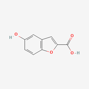 Chemical structure of 5-Hydroxybenzofuran-2-carboxylic acid