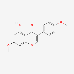 Chemical structure of 5-Hydroxy-4',7-dimethoxyisoflavone