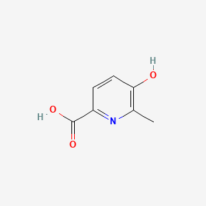 Chemical structure of 5-Hydroxy-6-methylpicolinic acid