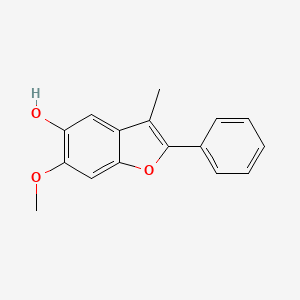 Chemical structure of Parvifuran