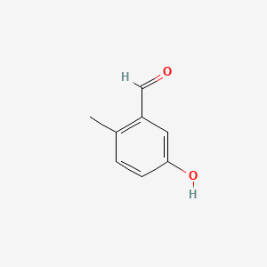 Chemical structure of 5-Hydroxy-2-methylbenzaldehyde