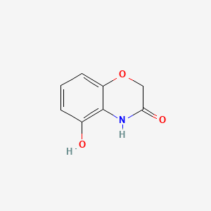 Chemical structure of 5-Hydroxy-2H-1,4-benzoxazin-3(4H)-one