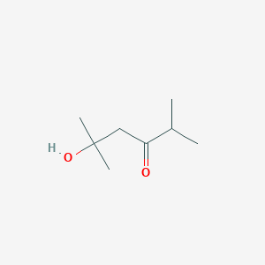 Chemical structure of 5-Hydroxy-2,5-dimethyl-3-hexanone