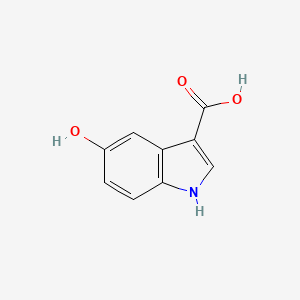 Chemical structure of 5-Hydroxy-1H-indole-3-carboxylic acid