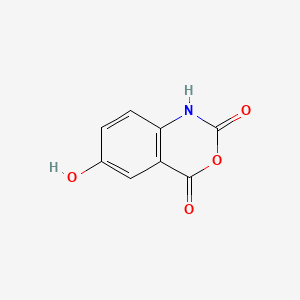 Chemical structure of 5-Hydroxy isatoic anhydride