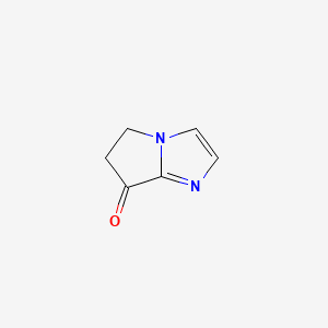 Chemical structure of 5H-Pyrrolo[1,2-a]Imidazol-7(6H)-One