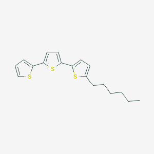 Chemical structure of 5-Hexyl-2,2':5',2''-terthiophene