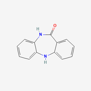 Chemical structure of 5H-Dibenzo[b,e][1,4]diazepin-11(10H)-one