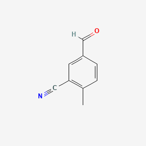 Chemical structure of 5-Formyl-2-methylbenzonitrile