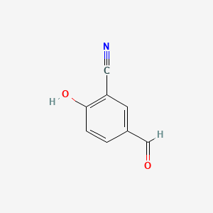 Chemical structure of 5-Formyl-2-hydroxybenzonitrile