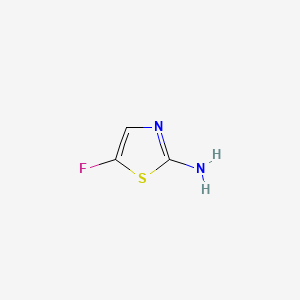 Chemical structure of 5-Fluorothiazol-2-amine
