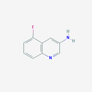 Chemical structure of 5-Fluoroquinolin-3-amine