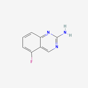 Chemical structure of 5-Fluoroquinazolin-2-amine