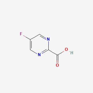 Chemical structure of 5-Fluoropyrimidine-2-carboxylic acid