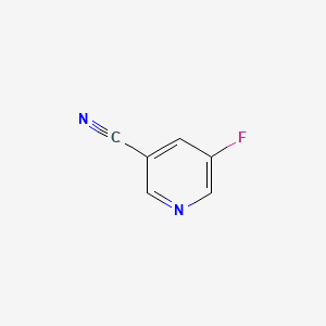 Chemical structure of 5-fluoropyridine-3-carbonitrile