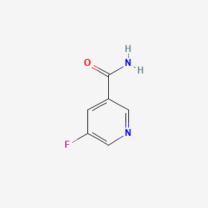 Chemical structure of 5-Fluoronicotinamide