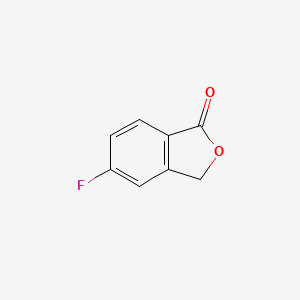 Chemical structure of 5-Fluoroisobenzofuran-1(3H)-one