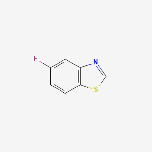 Chemical structure of 5-Fluorobenzo[d]thiazole