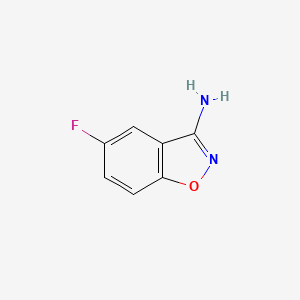 Chemical structure of 5-Fluorobenzo[d]isoxazol-3-amine