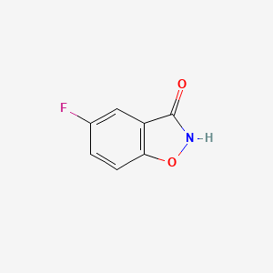 Chemical structure of 5-Fluorobenzo[d]isoxazol-3(2H)-one