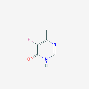 Chemical structure of 5-Fluoro-6-methylpyrimidin-4-ol