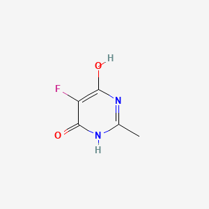 Chemical structure of 5-Fluoro-2-methylpyrimidine-4,6-diol