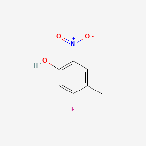Chemical structure of 5-Fluoro-4-methyl-2-nitrophenol