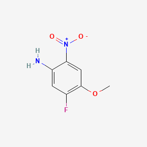 Chemical structure of 5-Fluoro-4-methoxy-2-nitroaniline