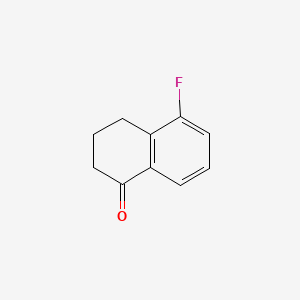 Chemical structure of 5-Fluoro-3,4-dihydronaphthalen-1(2H)-one