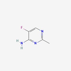 Chemical structure of 5-Fluoro-2-methylpyrimidin-4-amine