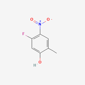Chemical structure of 5-Fluoro-2-methyl-4-nitrophenol