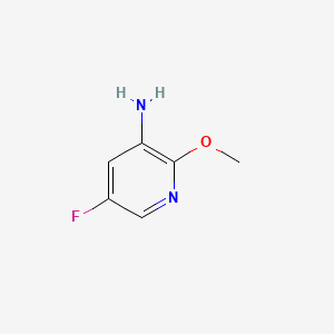 Chemical structure of 5-Fluoro-2-methoxypyridin-3-amine