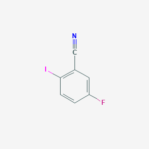 Chemical structure of 5-Fluoro-2-iodobenzonitrile