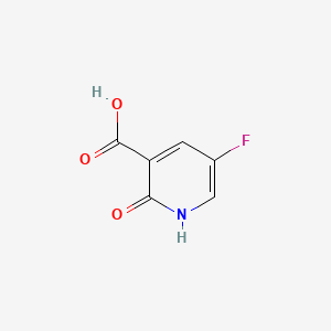 Chemical structure of 5-Fluoro-2-hydroxynicotinic acid