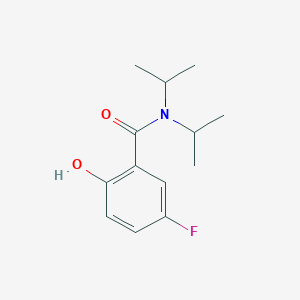 Chemical structure of 5-Fluoro-2-hydroxy-N,N-diisopropylbenzamide