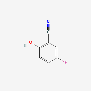 Chemical structure of 5-Fluoro-2-hydroxybenzonitrile