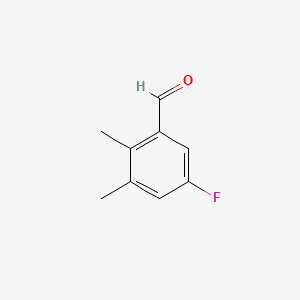 Chemical structure of 5-Fluoro-2,3-dimethylbenzaldehyde