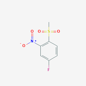 Chemical structure of 5-Fluoro-2-(methylsulphonyl)nitrobenzene