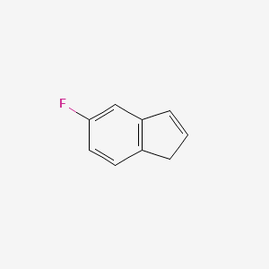 Chemical structure of 5-Fluoro-1H-indene