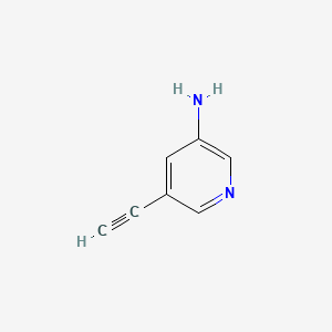 Chemical structure of 5-Ethynylpyridin-3-amine