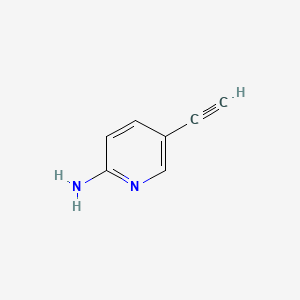Chemical structure of 5-Ethynylpyridin-2-amine