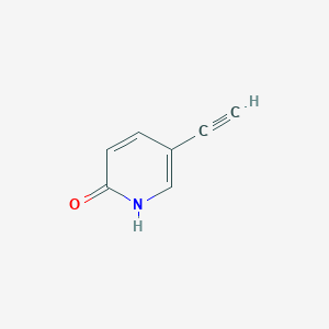 Chemical structure of 5-Ethynylpyridin-2-ol