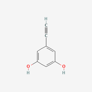 Chemical structure of 5-Ethynyl-1,3-benzenediol