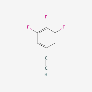 Chemical structure of 5-Ethynyl-1,2,3-trifluorobenzene