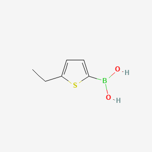 Chemical structure of 5-ETHYLTHIOPHENYLBORONIC ACID