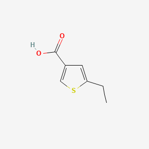 Chemical structure of 5-Ethylthiophene-3-carboxylic acid