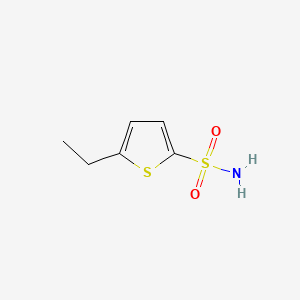 Chemical structure of 5-ethylthiophene-2-sulfonamide